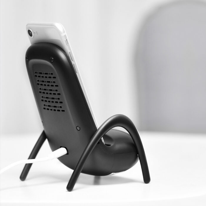 SUPPORTO DA TAVOLO CARICABATTERIE WIRELESS SENZA FILI FC08-15W - immagine 7