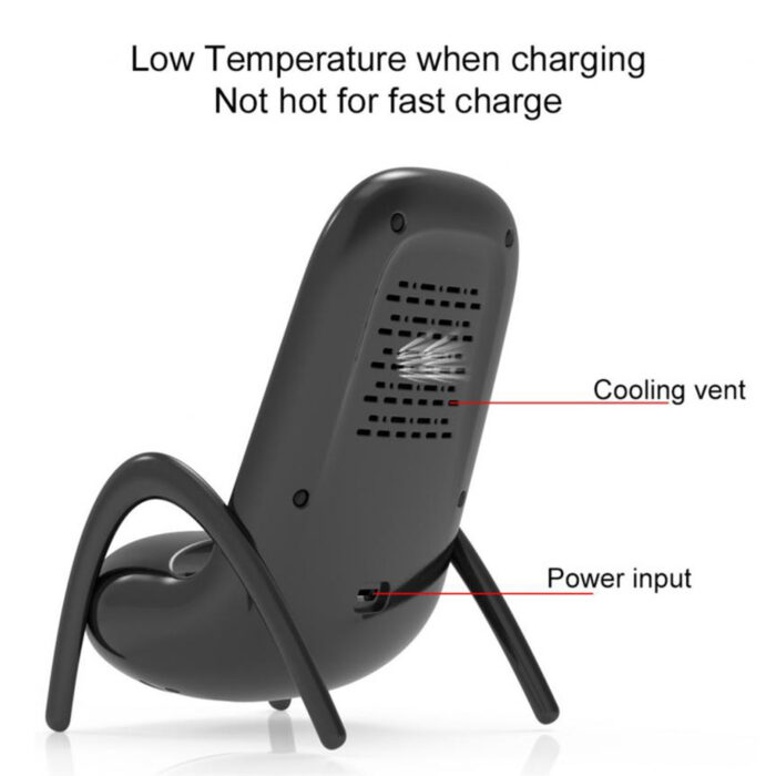 SUPPORTO DA TAVOLO CARICABATTERIE WIRELESS SENZA FILI FC08-15W - immagine 6