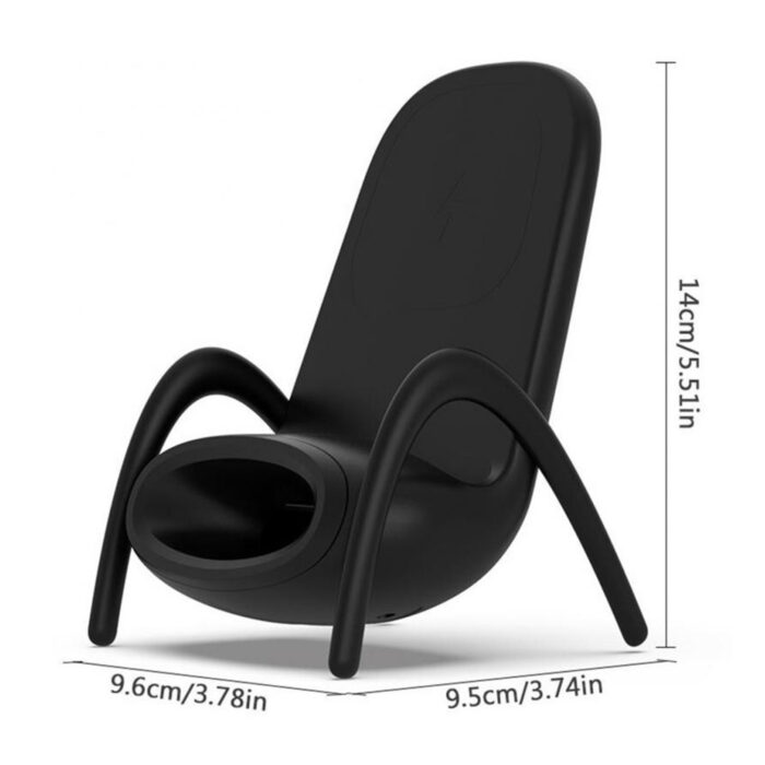 SUPPORTO DA TAVOLO CARICABATTERIE WIRELESS SENZA FILI FC08-15W - immagine 4