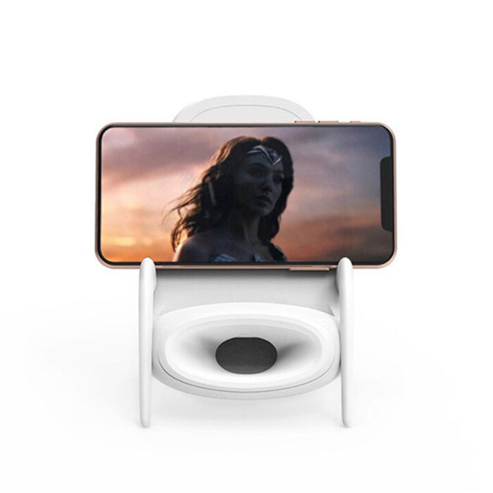 SUPPORTO DA TAVOLO CARICABATTERIE WIRELESS SENZA FILI FC08-15W - immagine 2